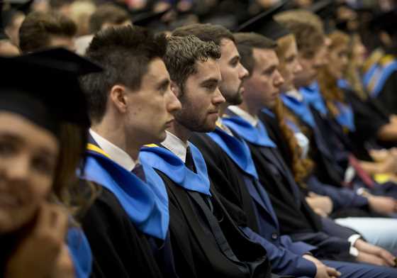 Students at conferring 2019